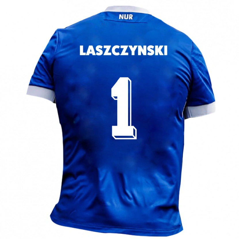 Danxen Kinder Adam Laszczynski #1 Blau Weiß Auswärtstrikot Trikot 2025/26 T-Shirt Österreich