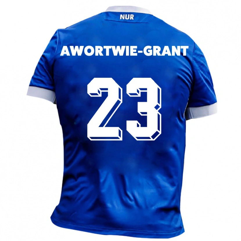 Danxen Kinder Nyamekye Awortwie-Grant #23 Blau Weiß Auswärtstrikot Trikot 2025/26 T-Shirt Österreich