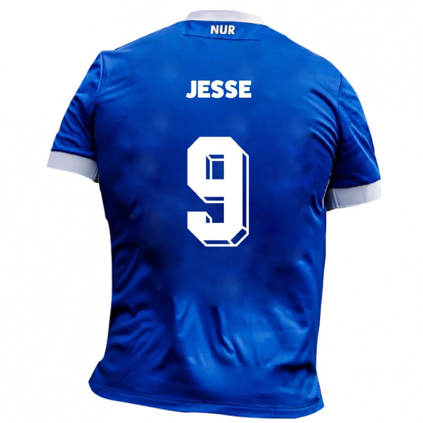 Danxen Kinder Lennard Jesse #9 Blau Weiß Auswärtstrikot Trikot 2025/26 T-Shirt Österreich