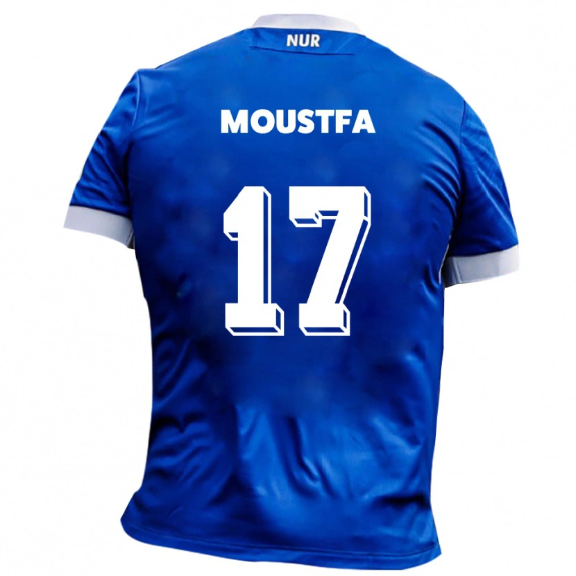 Danxen Kinder Can Moustfa #17 Blau Weiß Auswärtstrikot Trikot 2025/26 T-Shirt Österreich