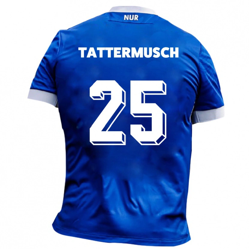 Danxen Kinder Ted Tattermusch #25 Blau Weiß Auswärtstrikot Trikot 2025/26 T-Shirt Österreich