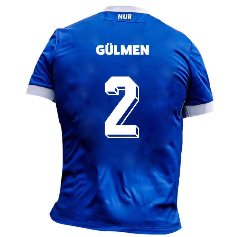 Danxen Kinder Kubilay Gülmen #2 Blau Weiß Auswärtstrikot Trikot 2025/26 T-Shirt Österreich