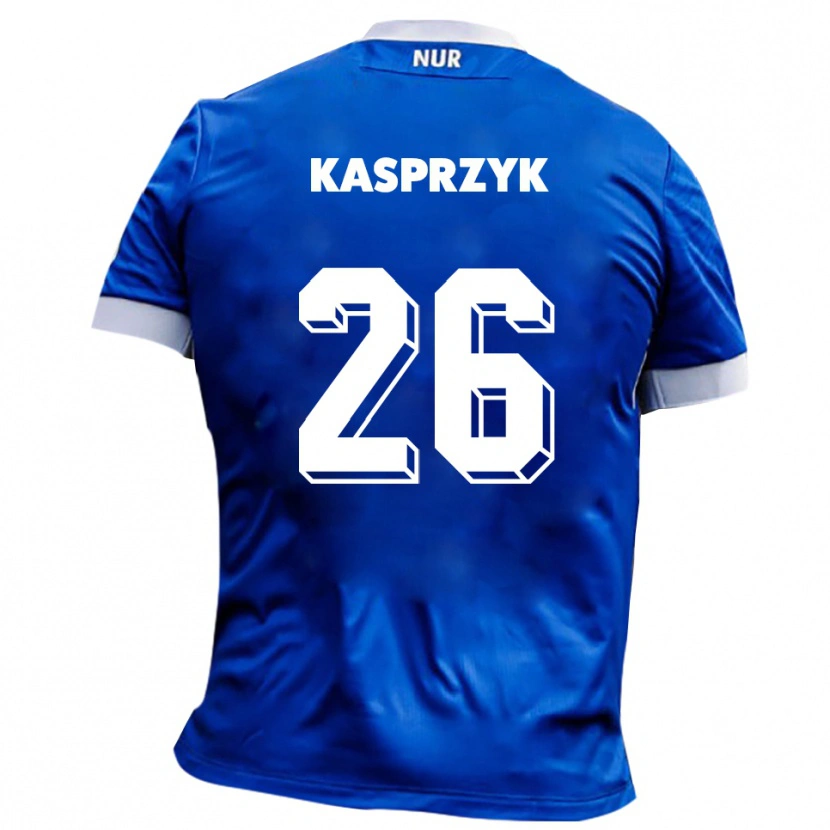 Danxen Kinder Nicolas Kasprzyk #26 Blau Weiß Auswärtstrikot Trikot 2025/26 T-Shirt Österreich