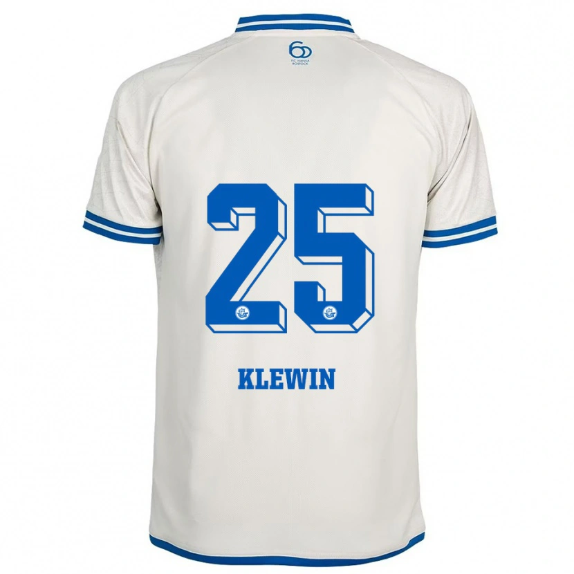Danxen Kinder Philipp Klewin #25 Weiß Blau Auswärtstrikot Trikot 2025/26 T-Shirt Österreich