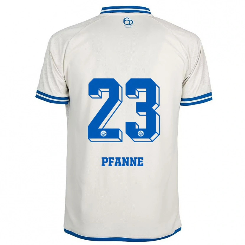 Danxen Kinder Franz Pfanne #23 Weiß Blau Auswärtstrikot Trikot 2025/26 T-Shirt Österreich