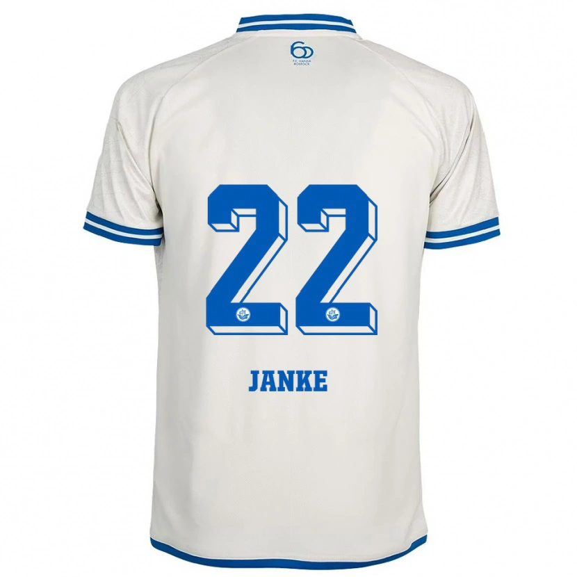 Danxen Kinder Kim Janke #22 Weiß Blau Auswärtstrikot Trikot 2025/26 T-Shirt Österreich