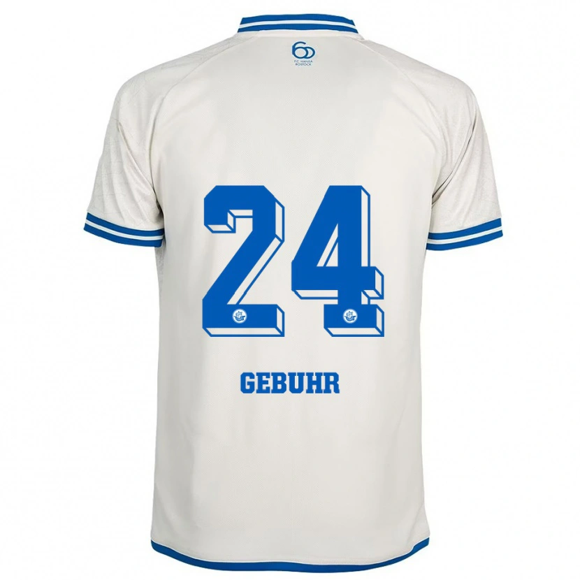 Danxen Kinder Dario Gebuhr #24 Weiß Blau Auswärtstrikot Trikot 2025/26 T-Shirt Österreich