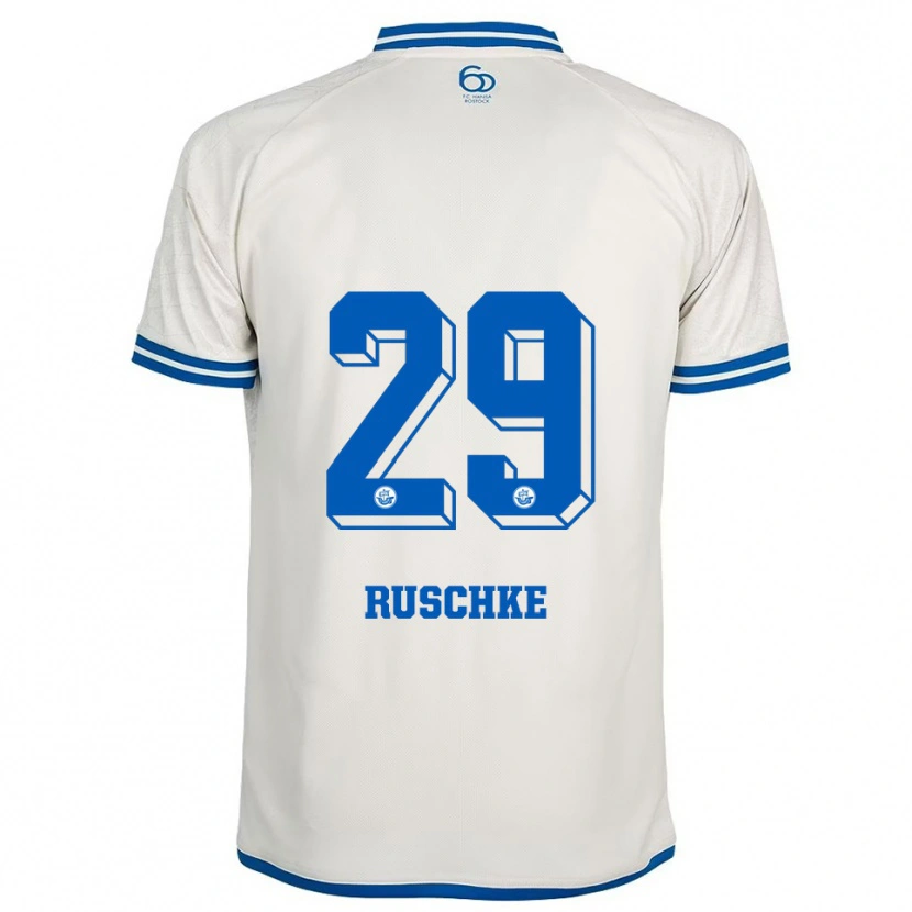 Danxen Kinder Felix Ruschke #29 Weiß Blau Auswärtstrikot Trikot 2025/26 T-Shirt Österreich