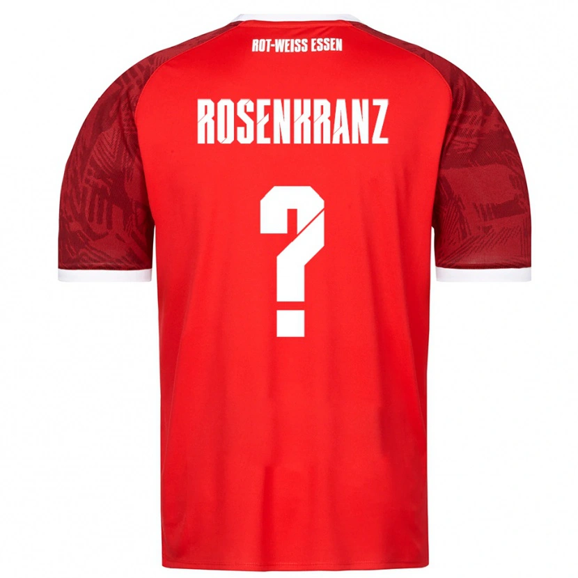 Danxen Kinder Colin Rosenkranz #0 Rot Burgunder Weiß Auswärtstrikot Trikot 2025/26 T-Shirt Österreich