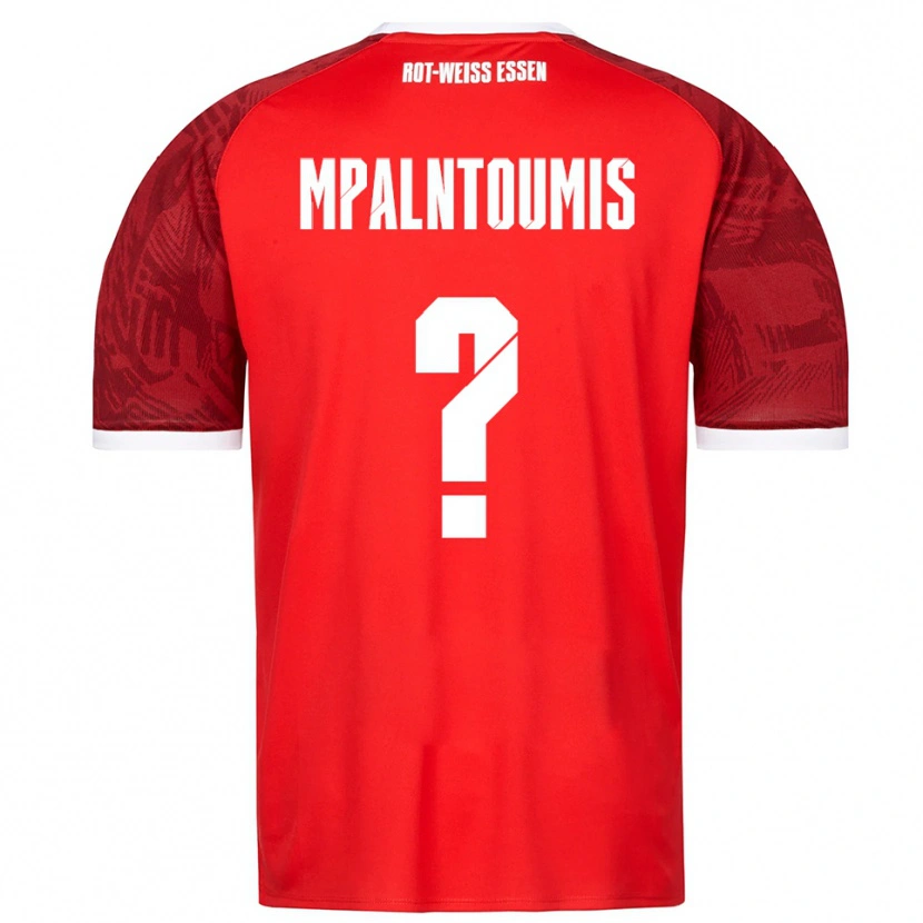 Danxen Kinder Ilias Mpalntoumis #0 Rot Burgunder Weiß Auswärtstrikot Trikot 2025/26 T-Shirt Österreich