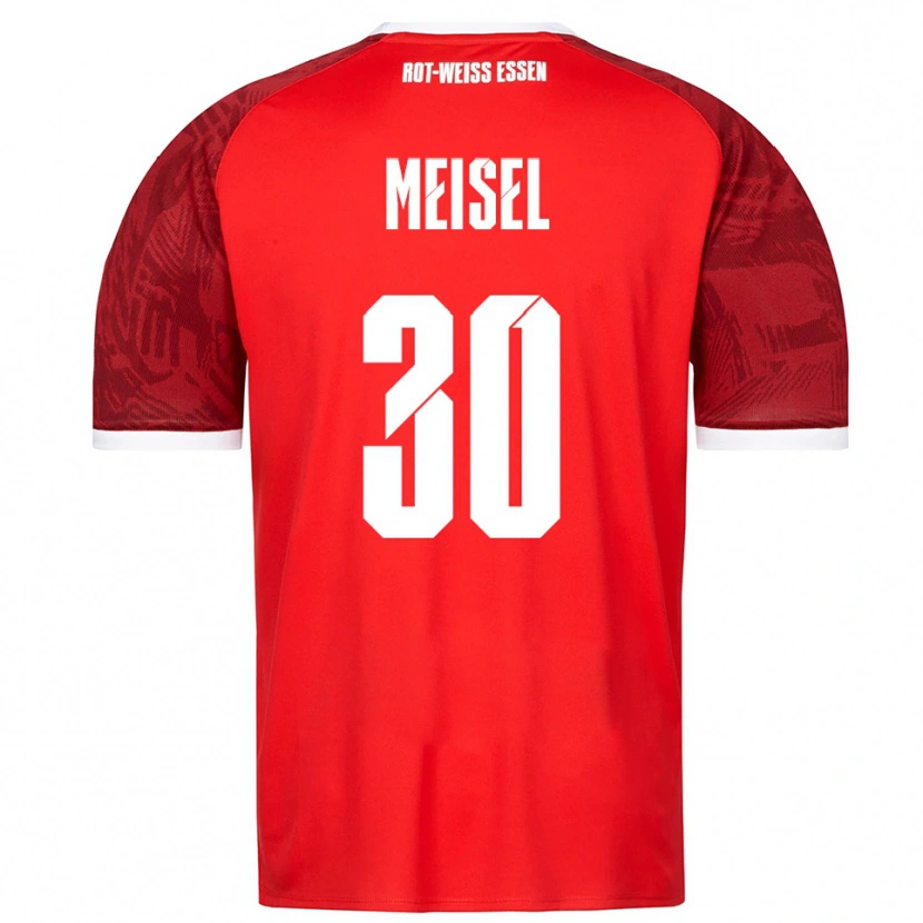 Danxen Kinder Kelsey Owusu #30 Rot Burgunder Weiß Auswärtstrikot Trikot 2025/26 T-Shirt Österreich