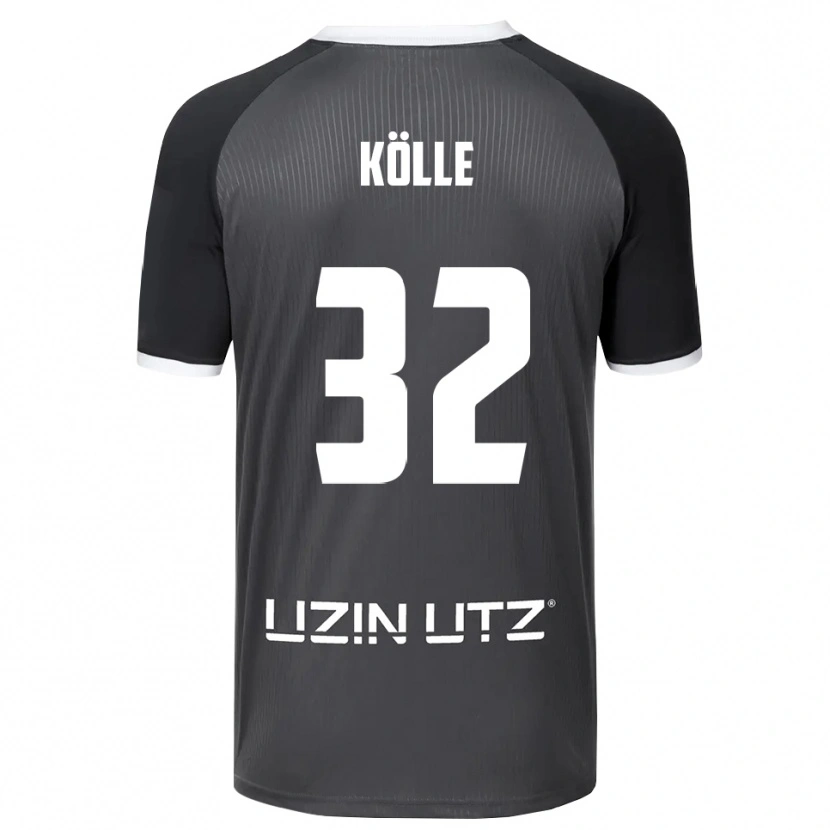 Danxen Kinder Niklas Kölle #32 Grau Weiß Auswärtstrikot Trikot 2025/26 T-Shirt Österreich