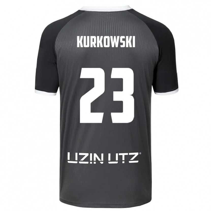 Danxen Kinder Hannes Kurkowski #23 Grau Weiß Auswärtstrikot Trikot 2025/26 T-Shirt Österreich