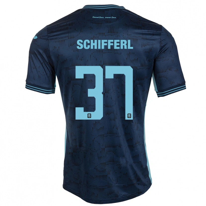 Danxen Kinder Raphael Schifferl #37 Königsblau Auswärtstrikot Trikot 2025/26 T-Shirt Österreich