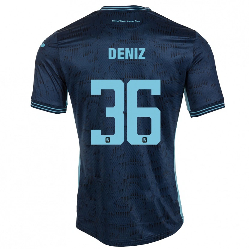 Danxen Kinder Tunay Deniz #36 Königsblau Auswärtstrikot Trikot 2025/26 T-Shirt Österreich