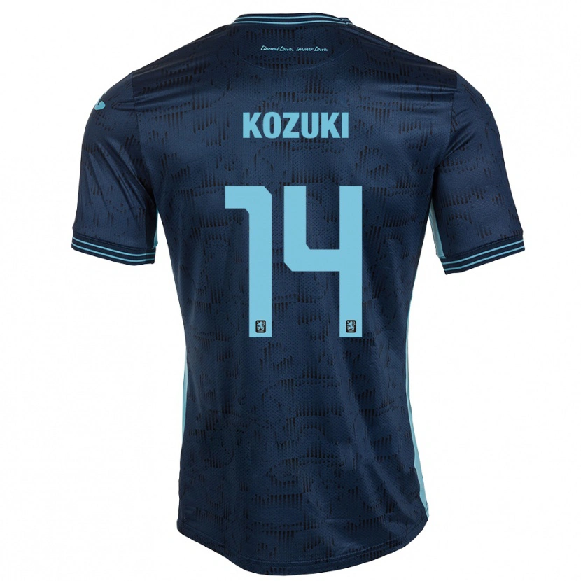 Danxen Kinder Soichiro Kozuki #14 Königsblau Auswärtstrikot Trikot 2025/26 T-Shirt Österreich