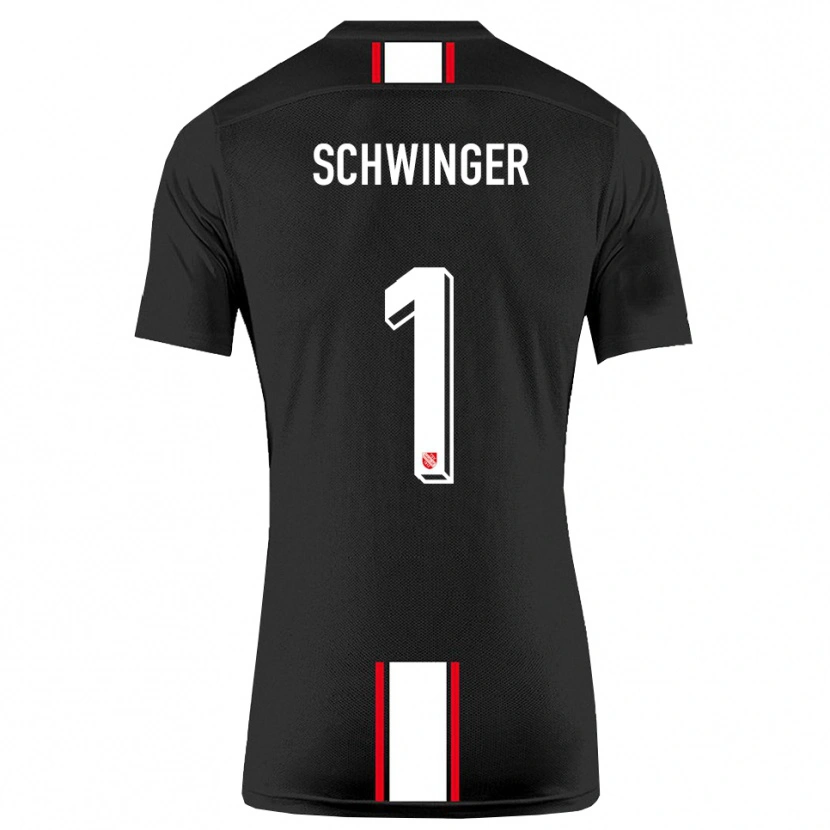 Danxen Kinder Holm Schwinger #1 Schwarz Weiß Auswärtstrikot Trikot 2025/26 T-Shirt Österreich
