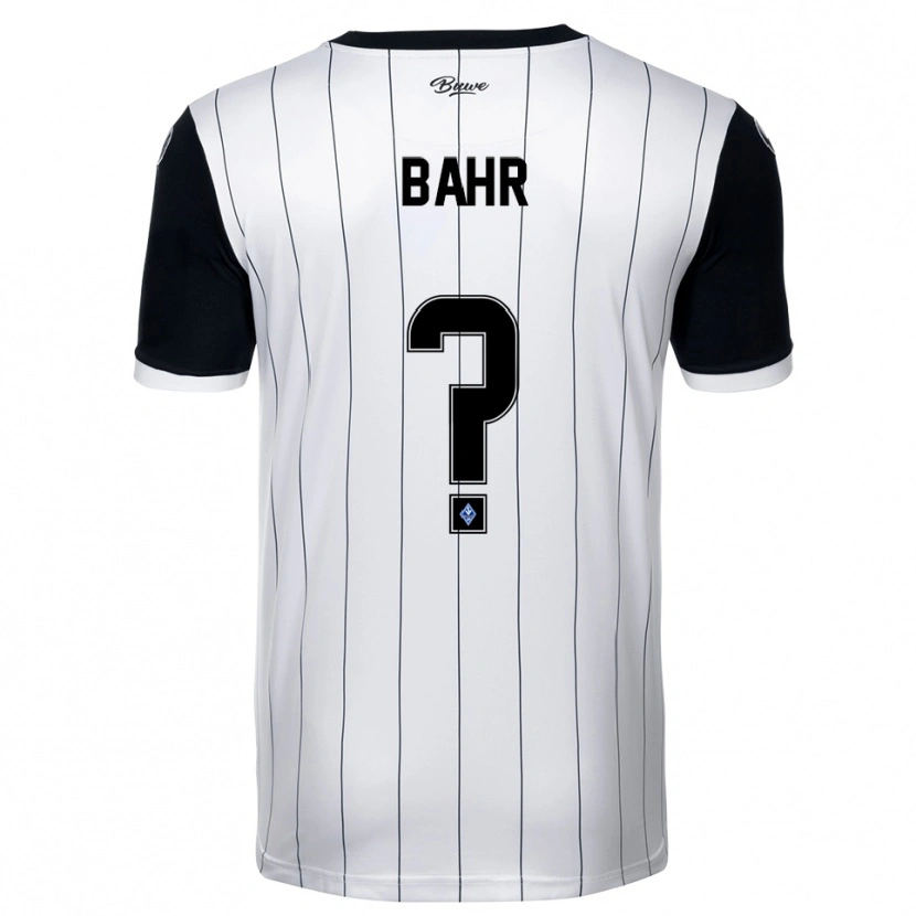 Danxen Kinder Moritz Bahr #0 Weiß Schwarz Auswärtstrikot Trikot 2025/26 T-Shirt Österreich