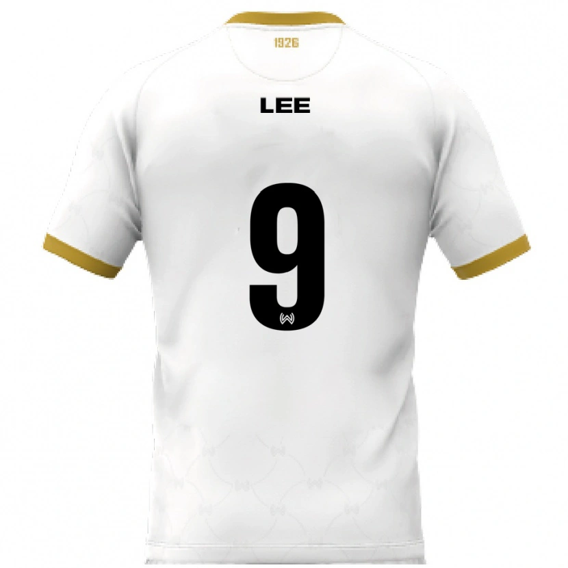 Danxen Kinder Seong-Hyun Lee #9 Weiß Gold Auswärtstrikot Trikot 2025/26 T-Shirt Österreich