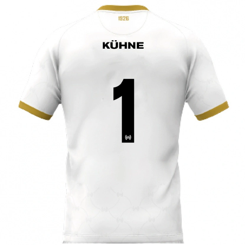 Danxen Kinder Lars Kühne #1 Weiß Gold Auswärtstrikot Trikot 2025/26 T-Shirt Österreich