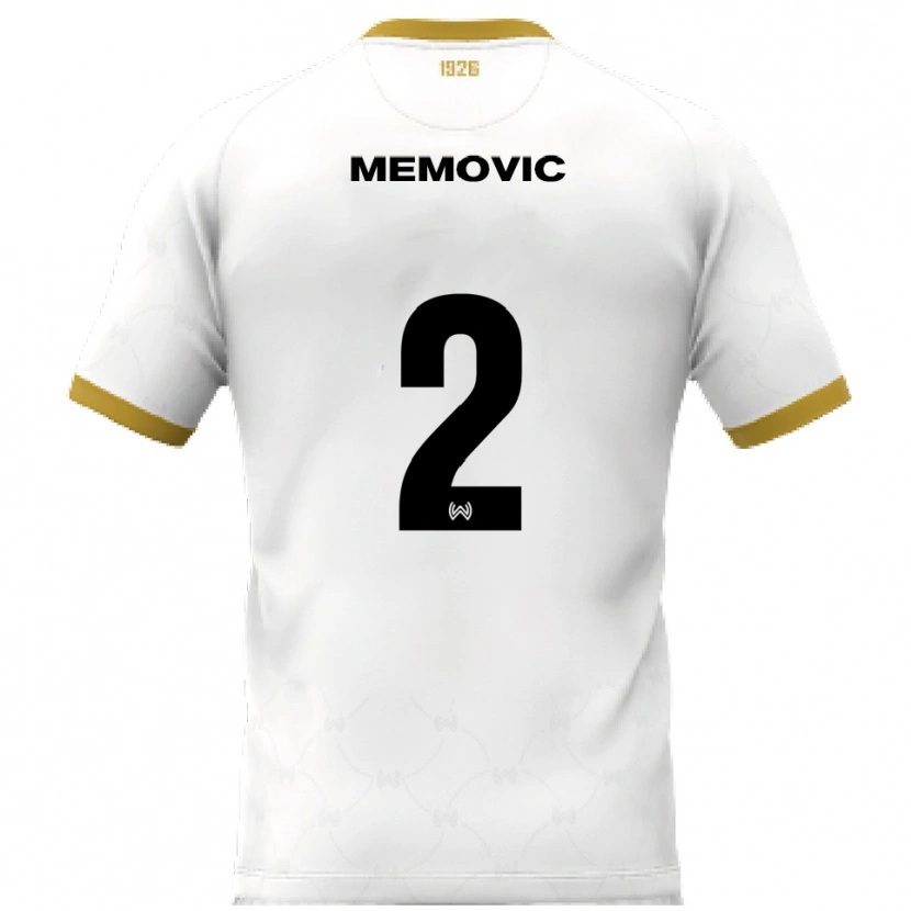 Danxen Kinder Daris Memovic #2 Weiß Gold Auswärtstrikot Trikot 2025/26 T-Shirt Österreich