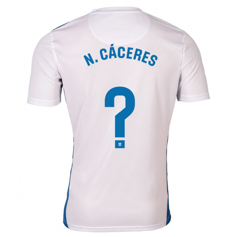 Danxen Herren Nayluisa Cáceres #0 Weiß Blau Heimtrikot Trikot 2025/26 T-Shirt Österreich