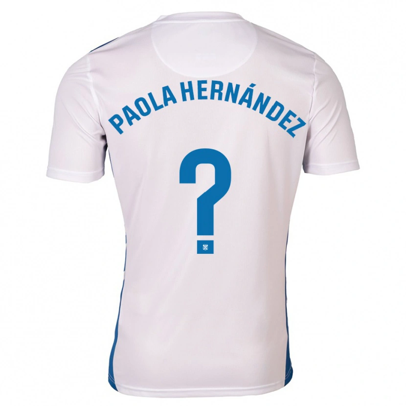 Danxen Herren Paola Hernández Díaz #0 Weiß Blau Heimtrikot Trikot 2025/26 T-Shirt Österreich