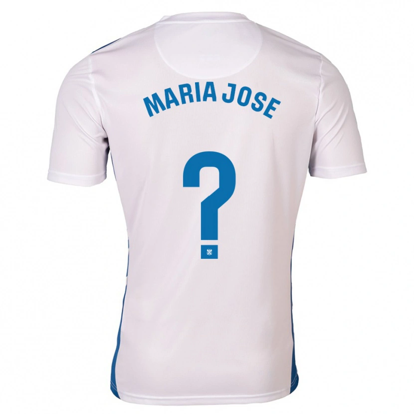 Danxen Herren María José Pérez González #0 Weiß Blau Heimtrikot Trikot 2025/26 T-Shirt Österreich