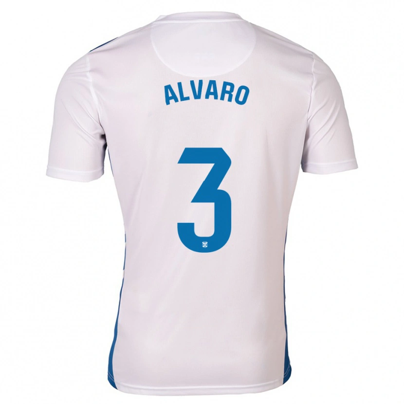 Danxen Herren Álvaro González #3 Weiß Blau Heimtrikot Trikot 2025/26 T-Shirt Österreich