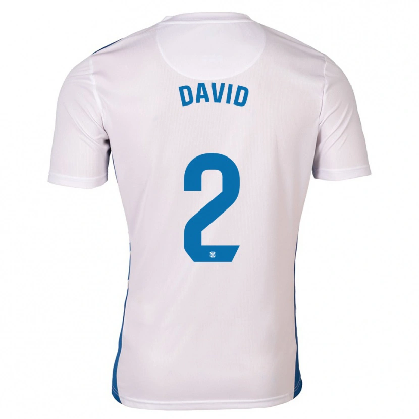 Danxen Herren David Rodríguez #2 Weiß Blau Heimtrikot Trikot 2025/26 T-Shirt Österreich
