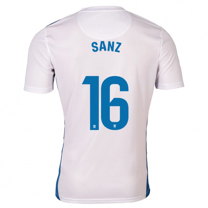 Danxen Herren Aitor Sanz #16 Weiß Blau Heimtrikot Trikot 2025/26 T-Shirt Österreich