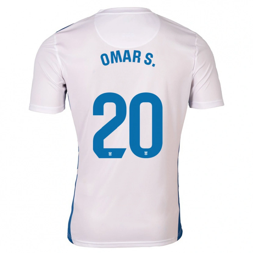 Danxen Herren Omar Sánchez #20 Weiß Blau Heimtrikot Trikot 2025/26 T-Shirt Österreich