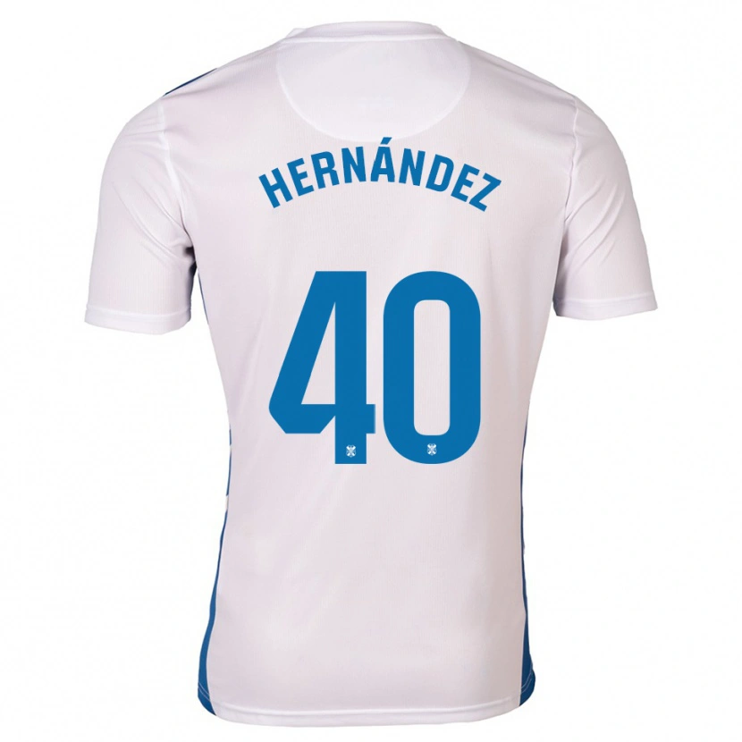 Danxen Herren Christian Hernández #40 Weiß Blau Heimtrikot Trikot 2025/26 T-Shirt Österreich