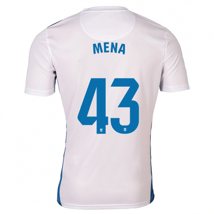 Danxen Herren Denilson Mena #43 Weiß Blau Heimtrikot Trikot 2025/26 T-Shirt Österreich