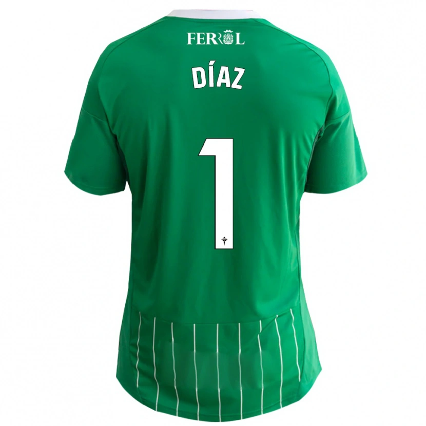 Danxen Herren Lucas Díaz #1 Grün Weiß Heimtrikot Trikot 2025/26 T-Shirt Österreich