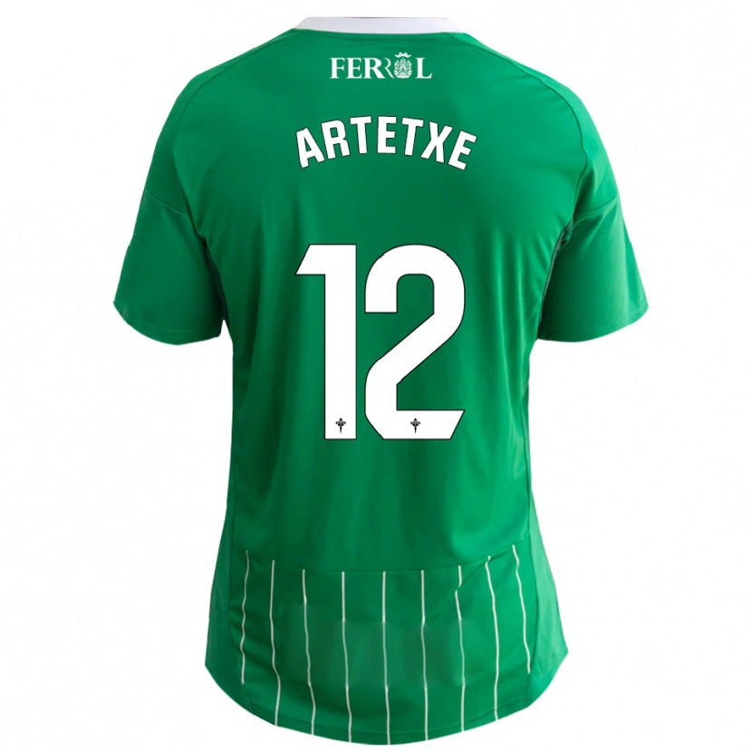 Danxen Herren Markel Artetxe #12 Grün Weiß Heimtrikot Trikot 2025/26 T-Shirt Österreich