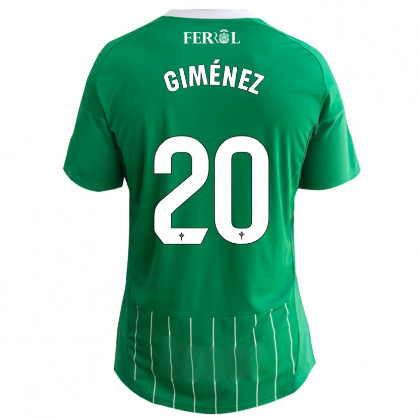 Danxen Herren Álvaro Giménez #20 Grün Weiß Heimtrikot Trikot 2025/26 T-Shirt Österreich