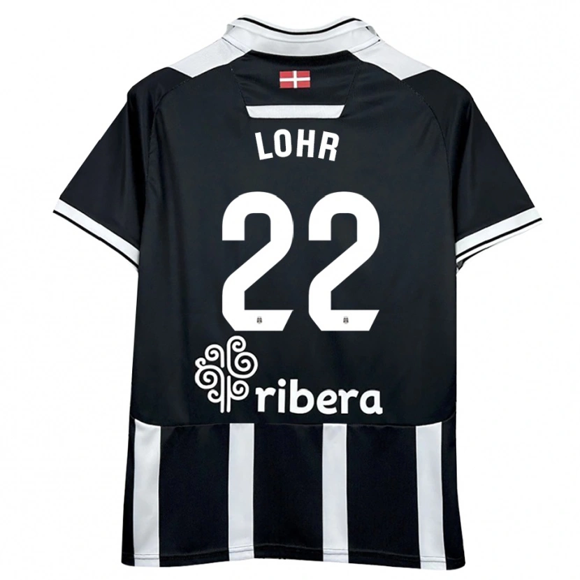 Danxen Herren Luca Lohr #22 Schwarz Weiß Heimtrikot Trikot 2025/26 T-Shirt Österreich
