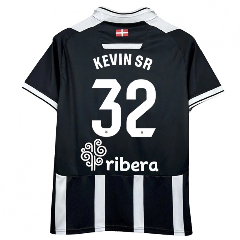 Danxen Herren Kevin Sánchez #32 Schwarz Weiß Heimtrikot Trikot 2025/26 T-Shirt Österreich