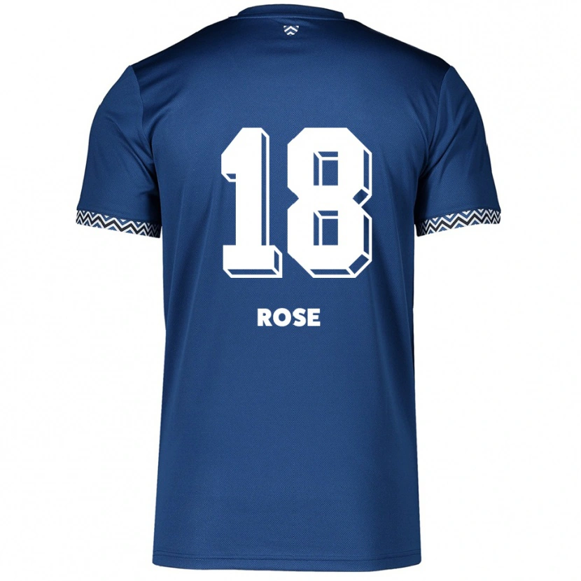 Danxen Herren Rafael Rose #18 Marineblau Weiß Heimtrikot Trikot 2025/26 T-Shirt Österreich