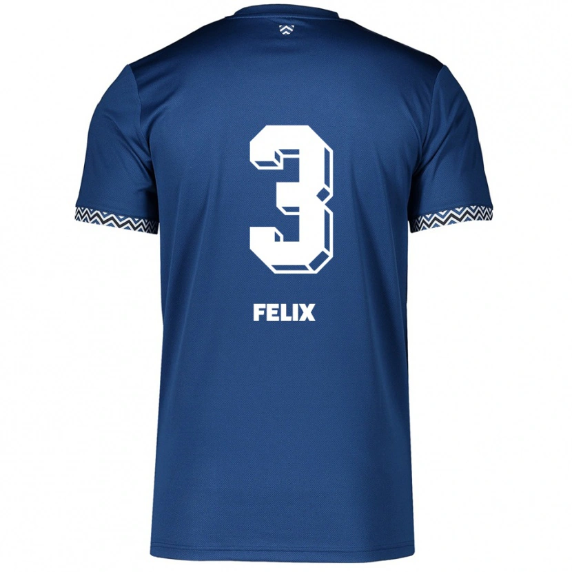 Danxen Herren Joel Felix #3 Marineblau Weiß Heimtrikot Trikot 2025/26 T-Shirt Österreich