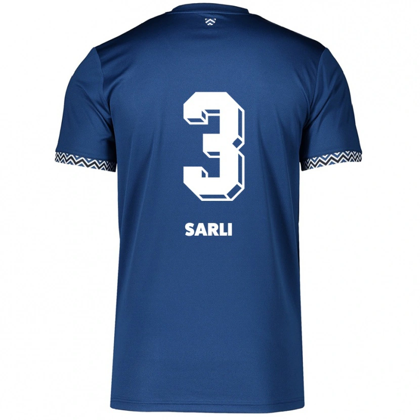 Danxen Herren Semih Sarli #3 Marineblau Weiß Heimtrikot Trikot 2025/26 T-Shirt Österreich