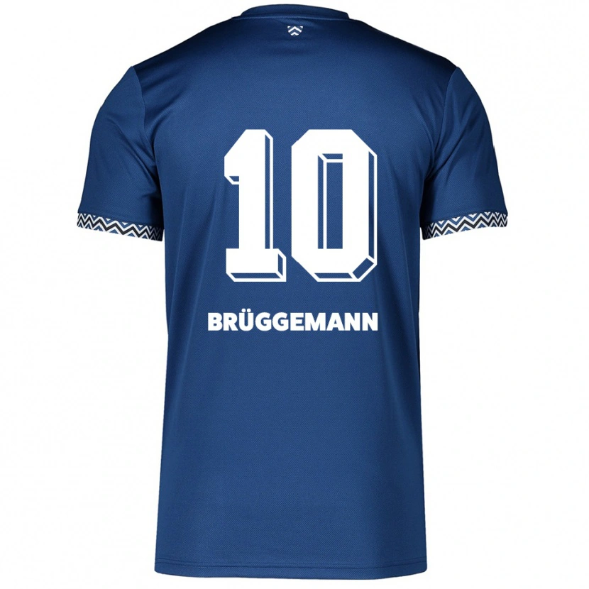 Danxen Herren Kim Brüggemann #10 Marineblau Weiß Heimtrikot Trikot 2025/26 T-Shirt Österreich