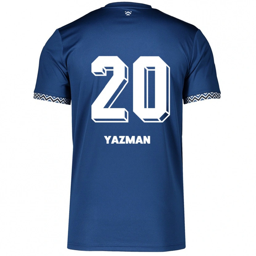 Danxen Herren Onur Yazman #20 Marineblau Weiß Heimtrikot Trikot 2025/26 T-Shirt Österreich