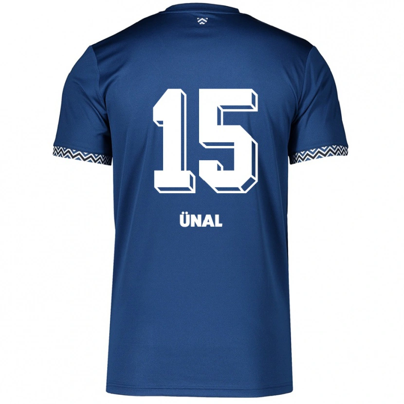Danxen Herren Erkay Ünal #15 Marineblau Weiß Heimtrikot Trikot 2025/26 T-Shirt Österreich