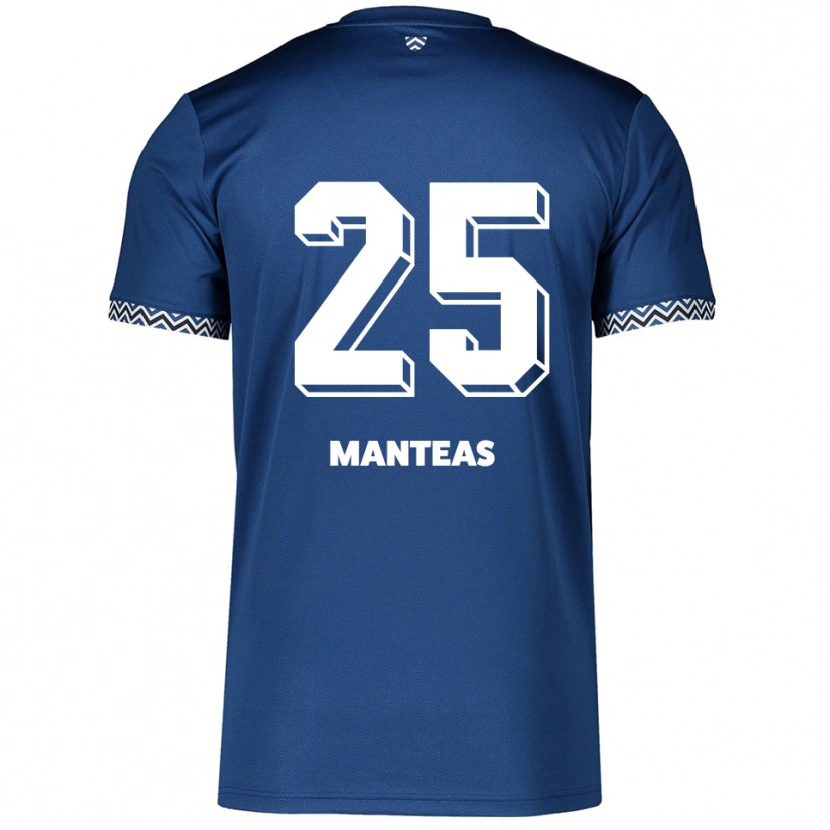 Danxen Herren Jacqueline Manteas #25 Marineblau Weiß Heimtrikot Trikot 2025/26 T-Shirt Österreich
