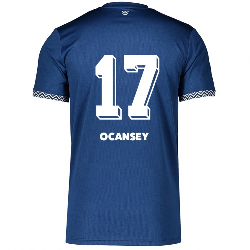 Danxen Herren Vincent Ocansey #17 Marineblau Weiß Heimtrikot Trikot 2025/26 T-Shirt Österreich