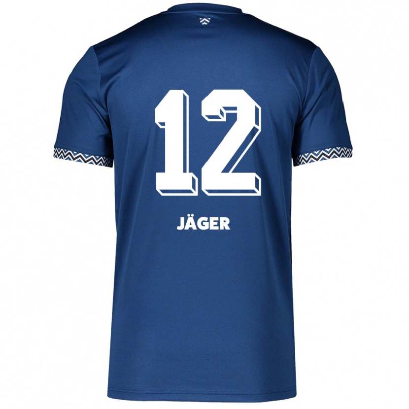 Danxen Herren Mino Jäger #12 Marineblau Weiß Heimtrikot Trikot 2025/26 T-Shirt Österreich