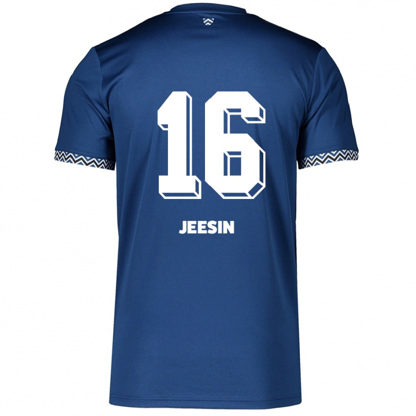 Danxen Herren Jenath Jeesin #16 Marineblau Weiß Heimtrikot Trikot 2025/26 T-Shirt Österreich