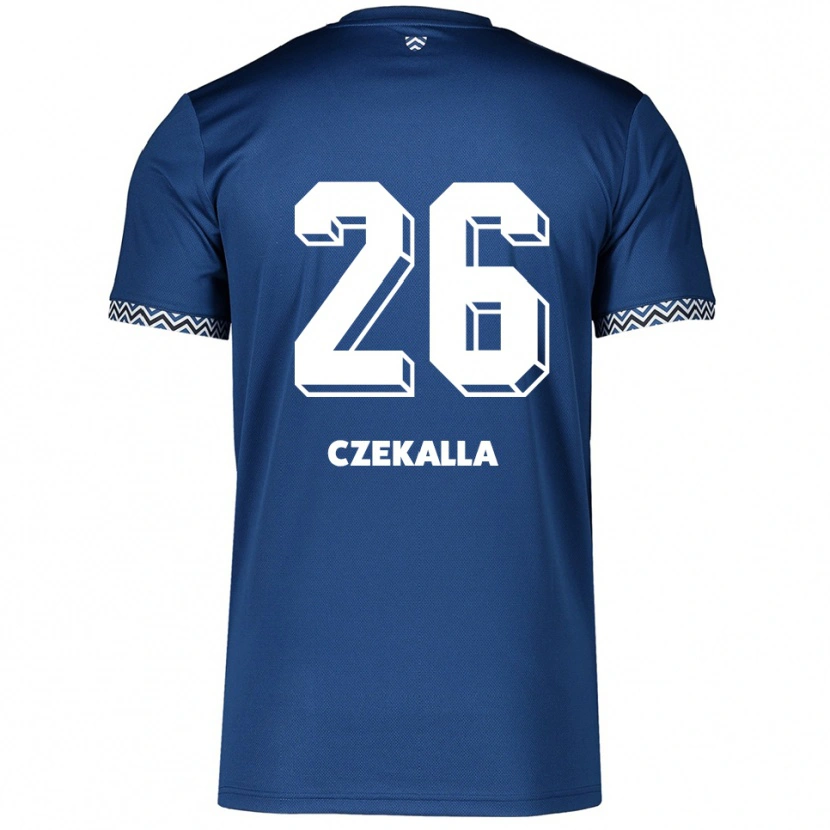Danxen Herren Anna Czekalla #26 Marineblau Weiß Heimtrikot Trikot 2025/26 T-Shirt Österreich